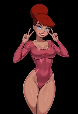 Freemale - Barbara Gordon in Lex Luthor cage (AI Generated) SunsetRiders7 Style