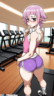 [WienerGens] Crona needs some help at the gym (Soul Eater) [AI Generated]