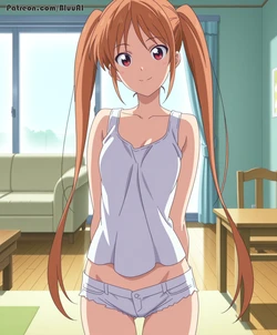 Bluu AI - [Extra] Yoshiko Hanabatake | Aho Girl (Patreon) [AI Generated]