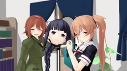 [波風]  変装MMD：白露in北上