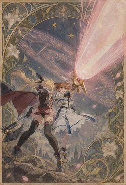 Ten Labs 【Magical Girl Lyrical Nanoha】 Day02 550p Night of the Bureau's Fall: The Feast of Training Awaiting the Mages of Silver & Flash [AI Generated]