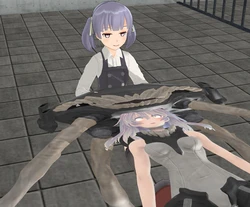 [波風] 皮モノMMD：大潮in空母ヲ級