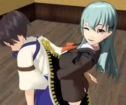 [波風] 皮モノMMD：鈴谷in加賀 & 鈴谷さんの皮モノ集寄せ集め