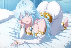 [Veyluna] Elfaria Albis Serfort - Wistoria: Wand and Sword (109 pics) [AI Generated]