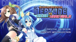 Superdimension Neptune Vs Sega Hard Girls Digital Art book