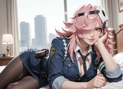 Yaaoi Kusakabe, High Rise Invasion, by Azanne [AI GENERATED]