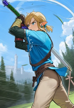 [Aonie] Princess Zelda & Link - The Legend of Zelda ゼルダ姫&リンク(ゼルダの伝説) (Patreon) [AI Generated]