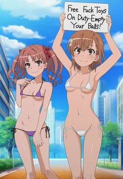 [zzz7] Misaka + Kuroko [AI Generated]