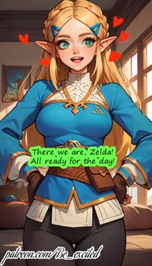 [AI-Generated] Zelda's Surprise 1-2 [BE_excited]