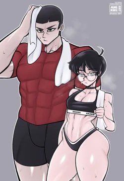[Anikiki Art] Anikiki Kiki Gym Fun (OC Anikiki)