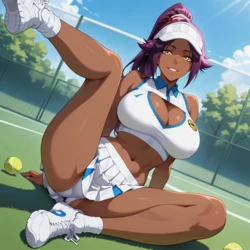 [Hentai Hideout] Yoruichi Shihoin (Tennis) | Bleach | Full Set (2026-09-27) [AI Generated]
