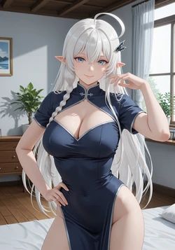 [Rei Digital Works (Creisede Username)] Merlin | Rakudai Kenja no Gakuin Musou (Patreon) [AI Generated]