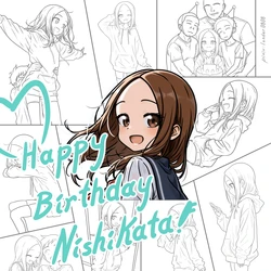 [lander0808] Happy Birthday Nishikata! (Karakai Jouzu no Takagi-san) [English]