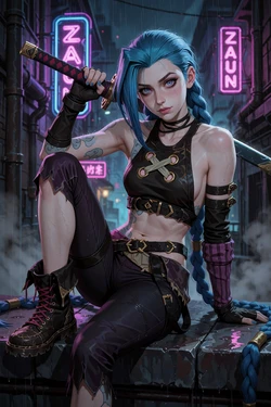 [SvirARTstudio] Jinx (DRAFT) [AI Generated]