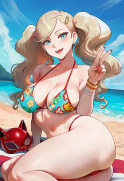 [TittyG-AI] Summer 2026 Poll Winner! - Takamaki Ann (Patreon) [AI Generated]