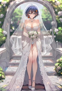 [Bronya/BronyaNAI] Belle Wedding [AI Generated]