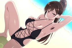 [Enaki] Chizuru Ichinose - Rent a Girlfriend (109p) (Patreon) [AI Generated]