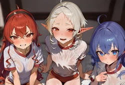 [MOKIIIMOKIII] Sylphiette & Roxy & Eris [AI Generated]