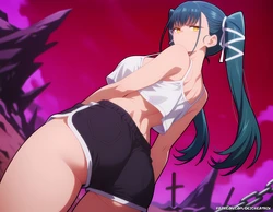 [DeiCreatrix] Yachiho Azuma — Chained Soldier (Patreon) [AI Generated]