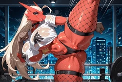 CreamHorseAI 🐎 Collection 9 - Blaziken (Pokemon) - A Horseload of Training [AI Generated]