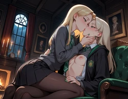 Malfoid selfcest (Harry Potter AU) [AI Generated]