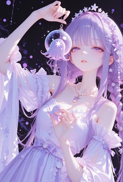 紫晶侍女 136p [AI Generated]