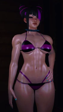 [MrMidnightCosmic] Cammy tied up and suspended in the sauna!