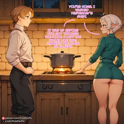[Part 01] Sylphiette & Rudeus Greyrat - Five Soft Nights (Mushoku Tensei) [AI Generated]