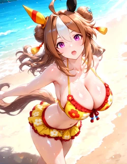 [umalewd] 水着リッキー交尾 [AI Generated]