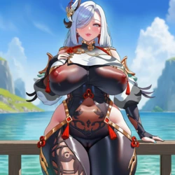 [Darkmagic] Shenhe x BBC 2 + Bonus [AI Generated]