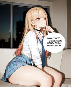 Kitagawa MarinComic (Need to earn money for cosplay) [Patreon] [AI Generated]