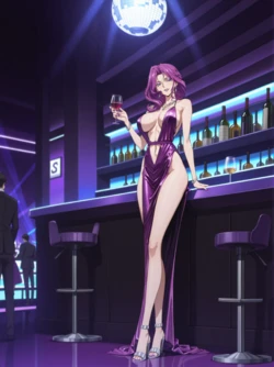 [Makine Kaleyo] Cornelia li Britannia (Code Geass) - Nightclub date (pixiv/twitter) [AI Generated]