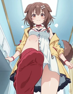 [アトリエくろてふ👣] footjob 中期作 Inugami Korone (Hololive) (VTuber / Virtual YouTuber) [241P] [AI Generated]