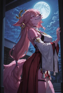 Furry Fox Yae Miko [AI Generated]