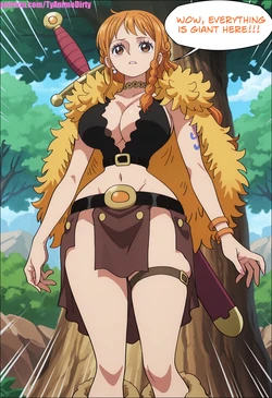 Nami (Elbaf) - One Piece (Tyanimedirty) [AI Generated]
