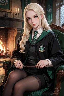 [SvirARTStudio] Fem Draco Malfoy (DRAFT) [AI Generated]