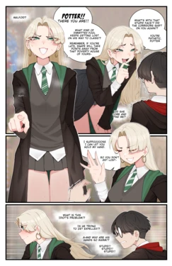 [Luxu] Tsundere Malfoid (Harry Potter AU)