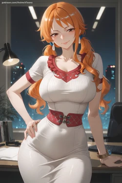 [Anime Vixens] Nami - One Piece [AI Generated]