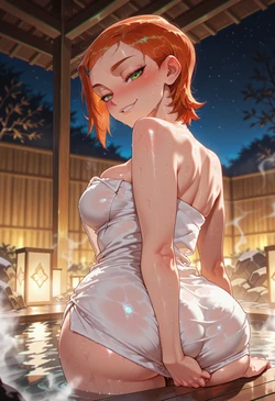 [wAIfu_art] Gwen Tennyson (Onsen) [AI Generated]