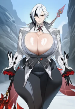 [Agathe_AI] Arlecchino X Hilichurl [AI Generated]