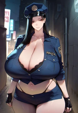 [World All Waifu] Busty Police [AI Generated]