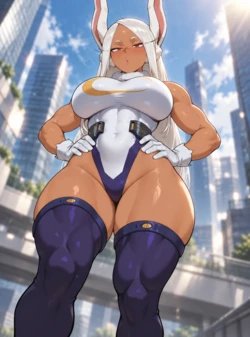 [MaxelArtDesign] Mirko | My Hero Academia | Full pack - 256 images (Patreon) [AI Generated]