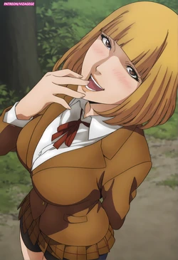 [Vizagege] Hana Midorikawa | Prison School (3) (+Extra Pics) [AI Generated]