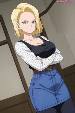 [Vizagege] Android 18 | Dragon Ball (+Extra Pics) [AI Generated]