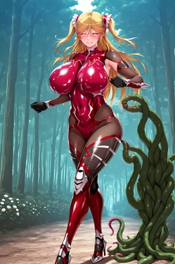 [Muse Erotic Tentacles CGs] Shizuru Kousaka gets attacked by a plant monster (2026-09-19) [AI Generated]