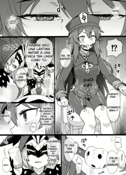 [Kusayarou] Genshin Impact Hu Tao Chikubi Zeme Manga [Spanish] (Genshin Impact)