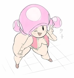 [Megamor] Toadette is cute (Super Mario Brothers)