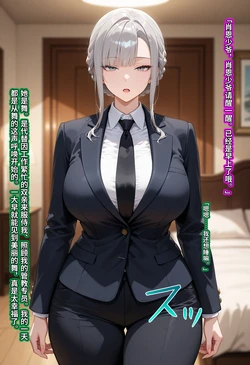[むち妻][muchitsuma]ドスケベ逆教育～無表情クール美女の教育係が寝取られ、デカ尻を叩かれてドM堕ちするまで～ [中國翻译] [AI Generated]
