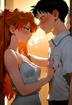 [StrongestPencil] Shinji x Asuka [AI Generated]