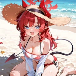 牧羊犬 - ブルーアーカイブ 下倉メグ 水着 [AI Generated]